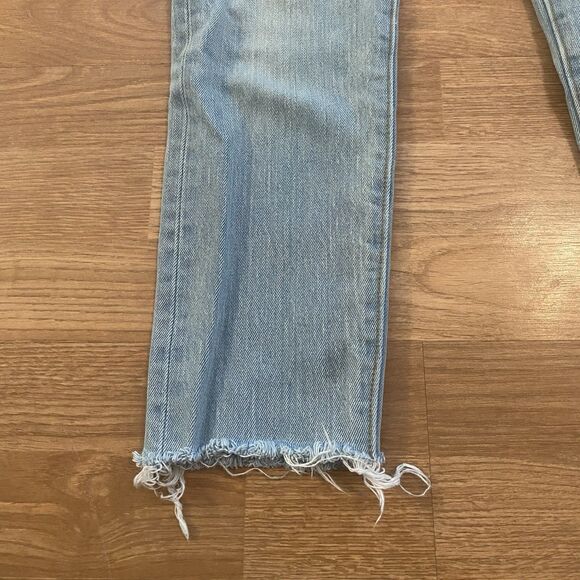 Levis 70s High Slim Straight Jeans Women Size 24 Raw Hem - Picture 7 of 16